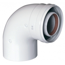 Коаксиальный отвод 90°, диам. 60/100 мм, без муфты , MT71410151 - MT71410151